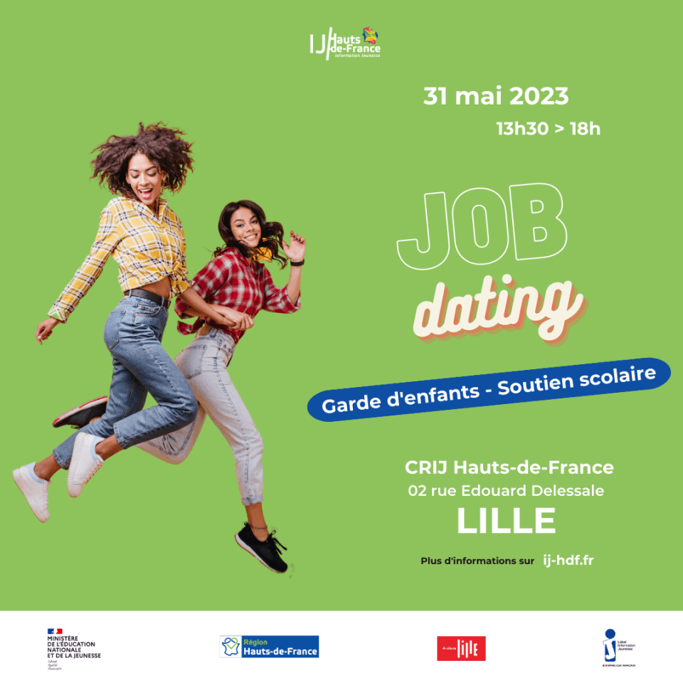 Job Dating Etudiants "Garde d'enfants Soutien scolaire" au CRIJ Hauts