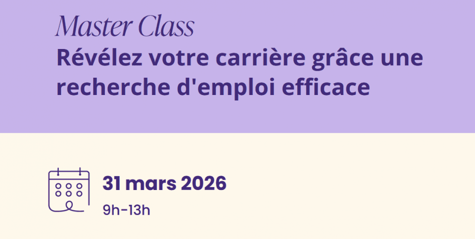 Masterclass 31 mars 9h-13h