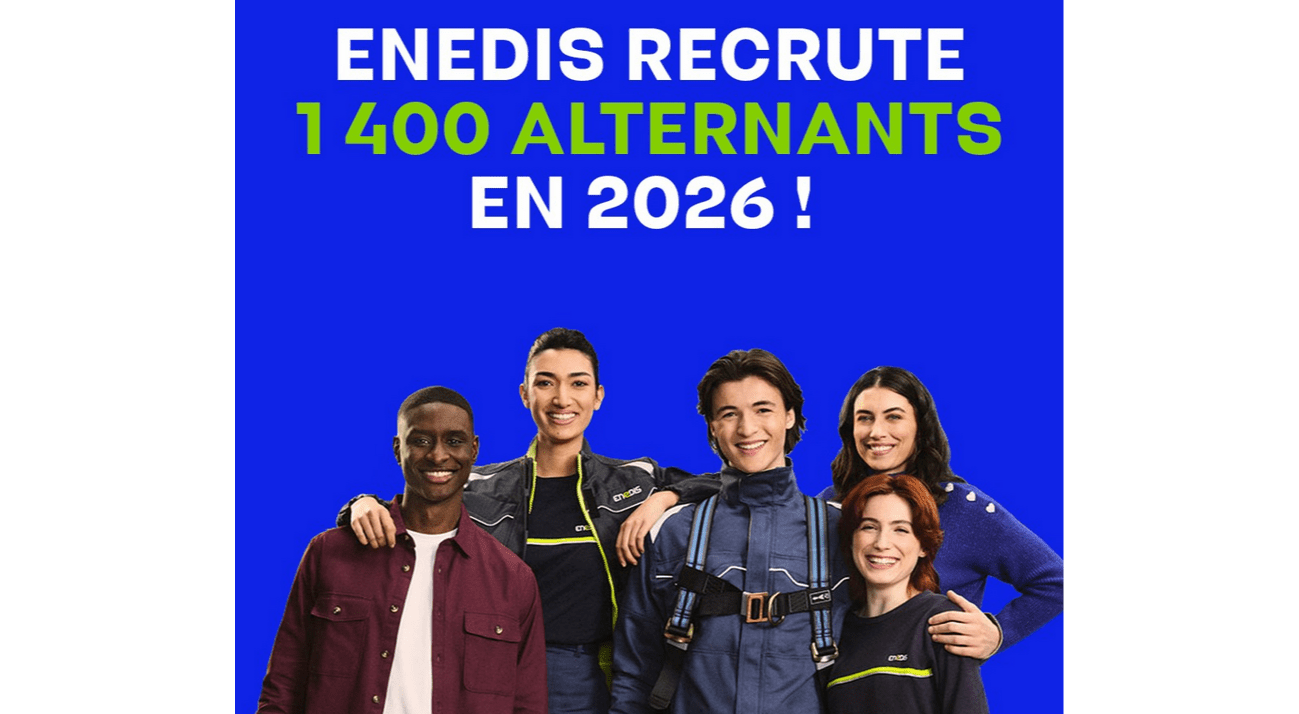 1 400 alternances à pourvoir : et si l’avenir commençait chez Enedis ?