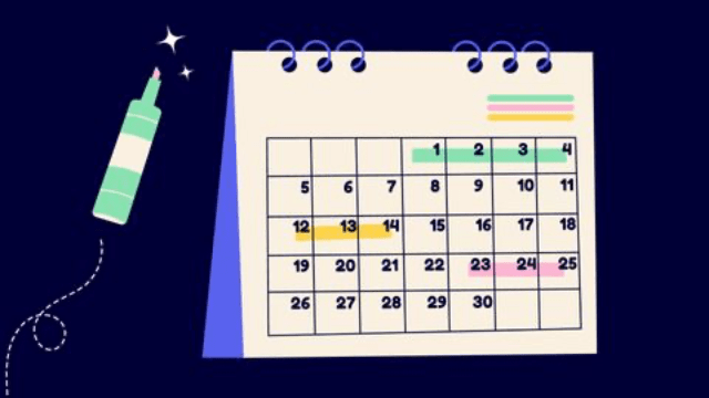 Calendrier Universitaire 2025 - 2026