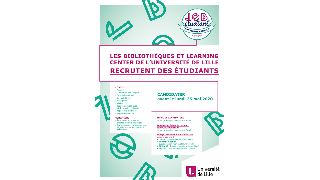 Recrutement d'étudiants dans les BU et Learning center