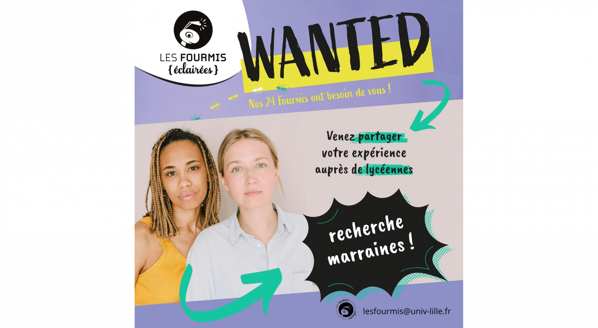 Les Fourmis {éclairées} : Engagez-vous pour les sciences au féminin