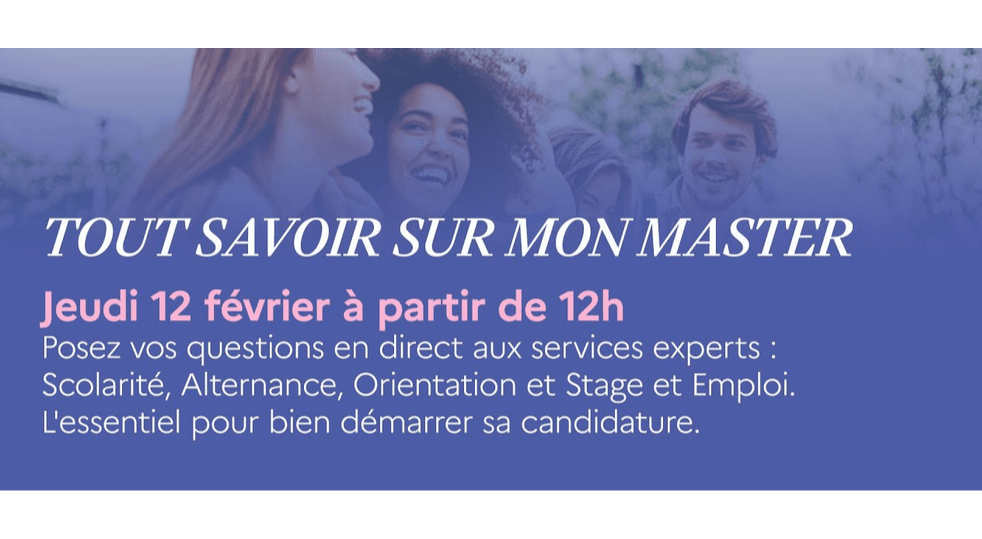 Master : deux rendez-vous pour préparer votre dossier