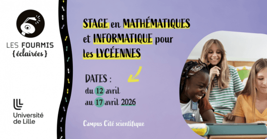 Stage mathématiques et informatique pour lycéennes de Première - Les Fourmis {éclairées}