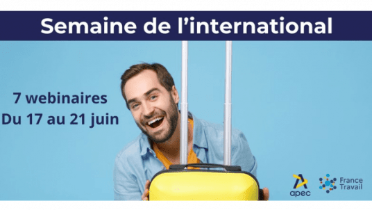 Semaine de l'international - Webinaire: Opportunités à l’international pour les 18-35 ans